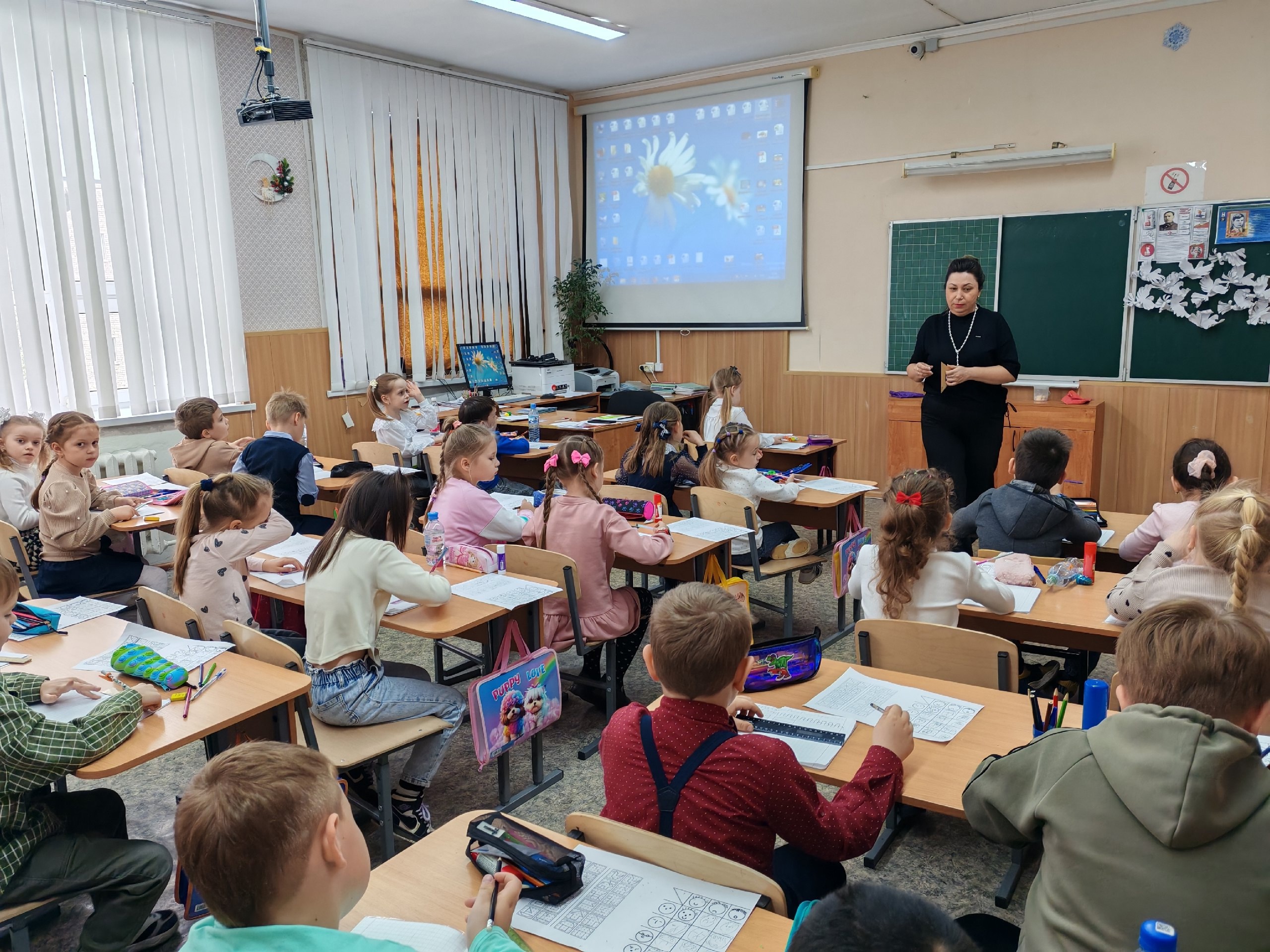 Заключительное занятие в Школе будущего первоклассника.