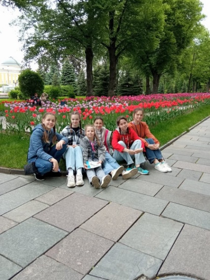 6В класс посетили столицу России и самый главный город нашей страны - Москву.