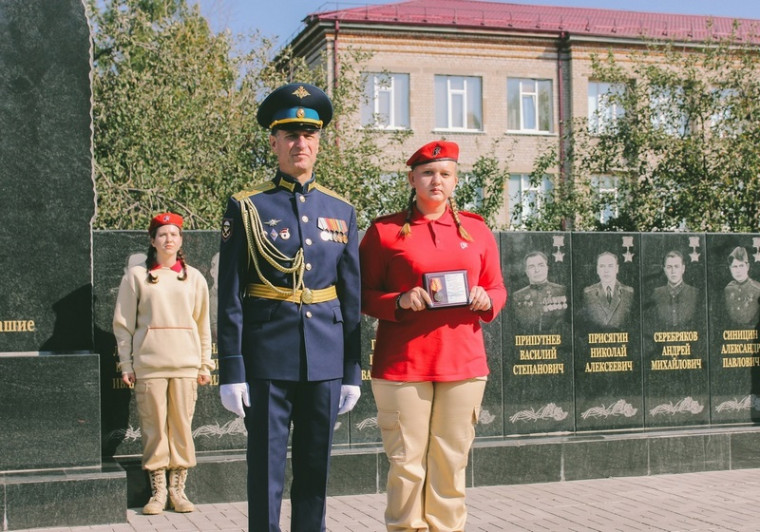 Зональный парад-смотр юнармейских отрядов и воспитанников военно-патриотических объединений.