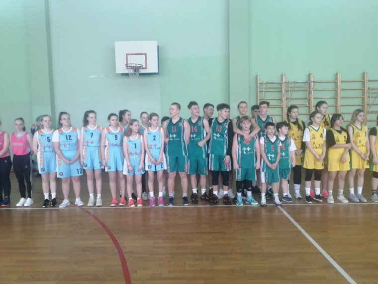 Соревнования по баскетболу среди команд школ города Скопина в зачёт XXII Спартакиады школьников.