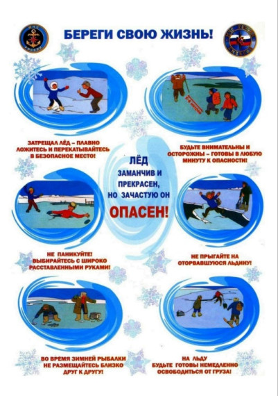 Правила безопасного поведения на водоёмах в осенне-зимний и весенний периоды.